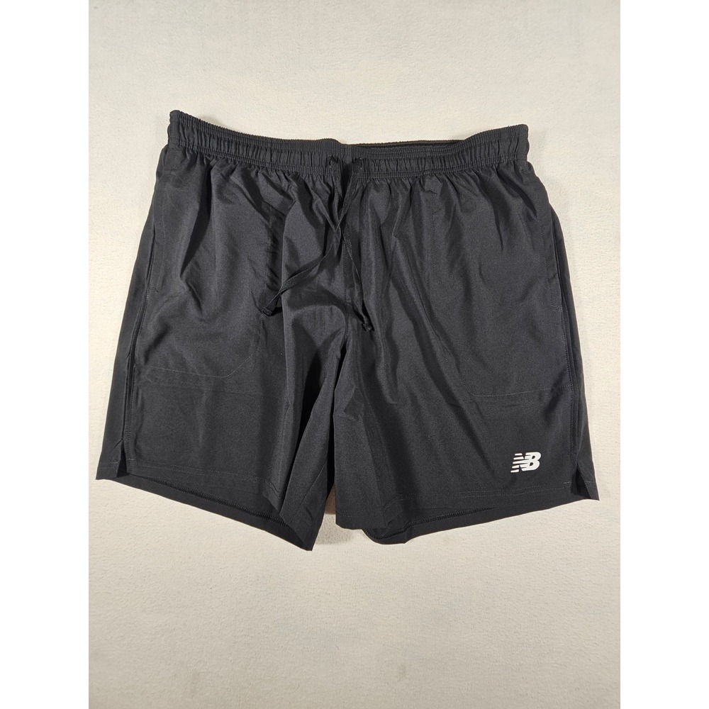 New Balance Mens Sport Short 7 Inch Black XL MS51902 BK Running Training NEW